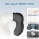 Eono Coussin de Voyage, Oreiller de Voyage a Memoire de Forme, Coussin Voyage Ergonomique pour Avion et Train, Masque pour Dormir, B