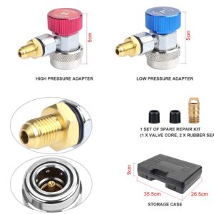 Kit manomètre collecteur climatisation auto R134a WiMas