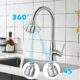 712KVVK5v-L._AC_SL1500_.jpg Vinabo Aerateur pour robinet rotatif a 360 , buse robinet cuisine, evier avec filtre regulateur de tete, 2 modes, aerateur robinet,