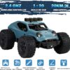 Kizeefun Voiture Telecommandee, 2,4 Ghz 120 RC Vehicule Tout-Terrain 20 KmH Jouet Electrique Tout-Terrain avec 2 Piles 50 Min De L