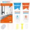 Acrylic Bath Repair Kit, White, Endhokn Enamel Porcelain Repair Kit Bath Tub Sink Tile Resin Shower Tray Crack Repair Perforations S