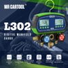 MR CARTOOL L302 Manometre Climatisation Voiture Numerique Manifold Manometre Refrigeration Jauge avec 3 Flexibles 90 Fluides Frigori