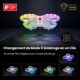 Ameta Morpho Drone avec Camera pour Enfant, 1080P FPV Mini Drones avec Module STEM 32 Lumiere RGBVol CirculaireFlip 3D Vol de 18