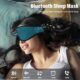 Morelax Masque de Sommeil avec Ecouteurs Bluetooth, Masque de Nuit 3D Sans Fil, Casque Audio Bluetooth, Masque pour les yeux pour do