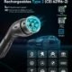 Chargeur voiture électrique Type 2 8 m 3,68 kW 16A LED