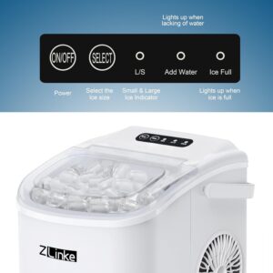 712uveWEupL._SL1500_.jpg Machine à glaçons Zlinke 9 cubes/6 min, 12 kg/24h