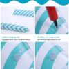 Multi Usage Flottantes Hamac, 2 Pieces Matelas Gonflable Piscine,pour Adultes Mer Plage Piscine Partie Vacances, Matelas de hamac Pi