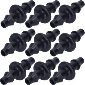 Deror 100 pieces 47 connecteur de Tuyau 2 Voies connecteur d'irrigation Goutte a Goutte raccord Accessoires d'irrigation de Jardin