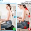 Coussin Coccyx,Coussin Ergonomique Assise, Coussin Chaise Bureau, Mousse a Memoire de Forme, pour Siege Voiture Auto Conducteur Faut