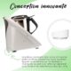 KochFix - Plaque coulissante pour Thermomix TM5TM6 - Glissiere invisible - Pour deplacement securise du Thermomix - Accessoires The