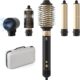 webeauty 5 en 1 Brosse Soufflante Air Styler, 110 000 RPM Seche-cheveux Ionique Haute Vitesse, sechage rapide, avec boucleur a