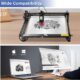 Roomark Machine de gravure laser, sortie, gravure sur bois et metal, taille de travail maximale de, machine de decoupe laser et mach