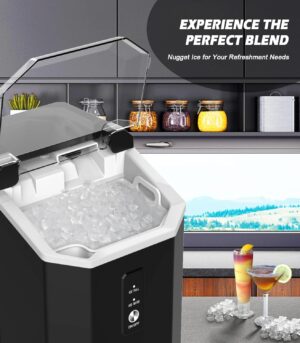 Machine à glaçons glace pilée auto-nettoyante 16 kg/24 h