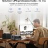 EcoFlow Staion electrique portable RIVER 3 Plus avec panneau solaire 60 W, batterie LFP 286 Wh, sortie 1200 W, autonomie 16 heures p