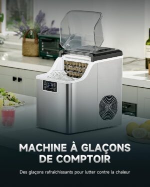 Machine à Glaçons CO-Z - 22 kg/24h, Auto-nettoyage