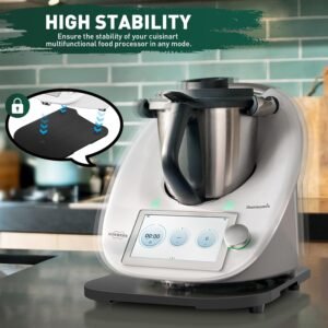 BJNN Planche Coulissante pour Thermomix TM6 TM5, Planche Support pour Thermomix, Planche a Roulettes pour Thermomix, Deplacement Rap