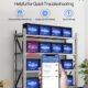 DCHOUSE Batterie au lithium LiFePO4 12V 100Ah, protection basse temperature, jusqu'a 15000 cycles, 100A BMS, parfaite pour les moteu