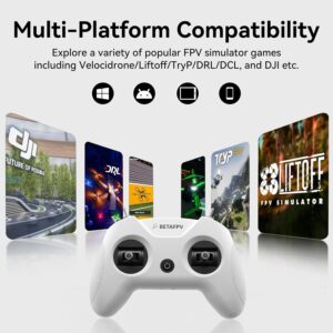 BETAFPV Frsky LiteRadio 2 SE Telecommande Radio, Soutenu BETAFPV Configurateur V2, Mise a Jour du Micrologiciel, Simulateur FPV, Cha