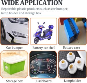 220W Soudage Plastique Machine, 220V Souder Plastique Machine, 2 en 1 Kit de Soudage Plastique avec 800PCS Agrafeuse Chaud, Kit Repa