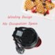 Mini gaufrier Gutview anti-adhésif pour anniversaires