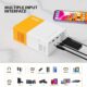 PVO Portable WiFi Projector, Smartphone Can Mirror Wireless Projector Projector Compatible with SmartphoneTabletLaptopTV StickTy