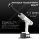ASOME Nettoyeur Haute Pression sans Fil X021 Nettoyeur Portable avec 2 Batteries 15000 mAh, 80 Min dAutonomie, 30 Bars Buse 6-e