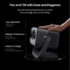 JMGO N1 Ultra Projector 4K, MALCTM Triple LaserAuto Image Correction Gimbal, 3D Video Projector 300 Inch, Dynaudio 2x10W Speakers, 1