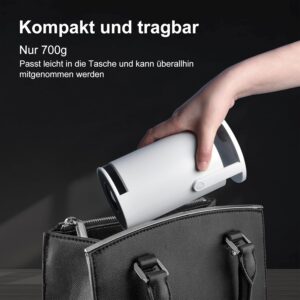 Salange 4K WiFi 6 BT5.2 Mini Projector Android OS 11.0 720P Home Cinema Projector 180 Rotation Portable Projector for PhoneXboxLa