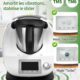 Planche coulissante Thermomix NETONDA TM6/TM5 à roulettes