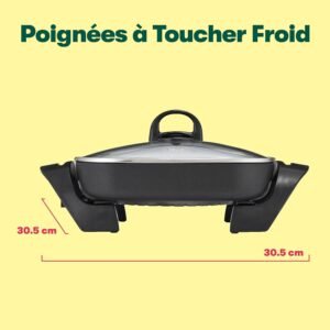 Poêle électrique BELLA à frire – revêtement antiadhésif