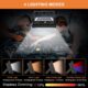 716bYXdHptL._AC_SL1500_.jpg ERAY 150W Projecteur LED Rechargeable, Projecteur LED Chantier Portable Batterie 15000mAh, Lampe de Travail 5 Modes296 perles LEDP