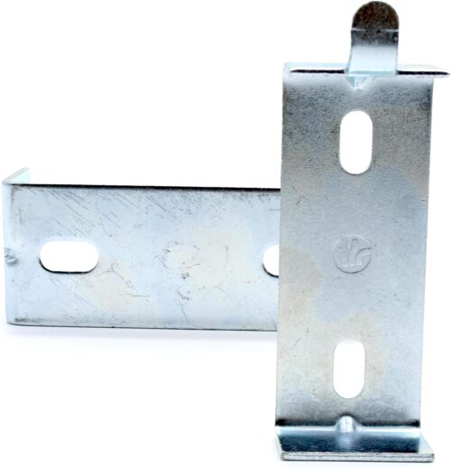 DOJA Industrial Support Fixation Radiateur PACK 2 Type : Ongle Fixation Murale Triangulaire pour Chauffage Mural Etagere R