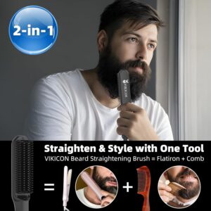 Lisseur barbe VIKICON mini - ions négatifs, 3 températures