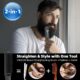 Lisseur barbe VIKICON mini - ions négatifs, 3 températures