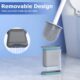 717DxOhBd0L._AC_SL1500_.jpg Alyvisun Silicone Toilet Brush, Suspended Silicone Toilet Brush, Quick Dry Toilet Brush Set with Long Handle, Wall-MountedFloor Mou