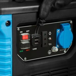 717GKmH3cbL._AC_SL1500_.jpg EBERTH 1000 watt inverter power generator petrol silent, emergency power generator with 2 hp petrol engine, 4-stroke petrol generato