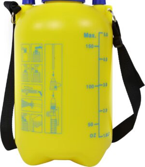 Amazon Basics Pulverisateur a pression avec mecanisme de declenchement verrouillable, 5 litres