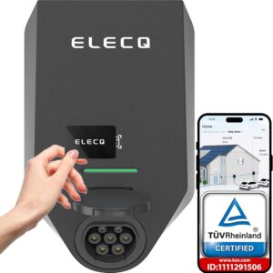Wallbox ELECQ 22 kW Type 2 Wi-Fi App + gestion dynamique