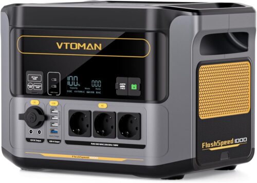 Station électrique portable VTOMAN 828Wh 1000W LiFePO4