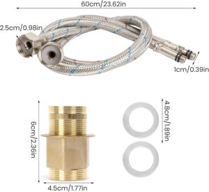 Minnhua Laiton Robinet De Cuisine Pivotant A 360 Robinet De Cuisine Eau Froide Et Chaude Mitigeur D'evier De Cuisine Avec Pivotant
