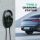 Chargeur mural voiture électrique WISSENERGY 7,4 kW Type2 6m