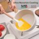 JEETEE Casserole 16 cm,1.5L Avec Couvercle En Verre,Poignee Resistante A La Chaleur,Convient Pour Toutes Les Cuisinieres,Sans Pfoa,B