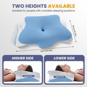 718Leaw9UXL._AC_SL1500_.jpg Oreiller mémoire de forme JINXIA ergonomique cervical
