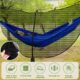 Udbrud Hamac de Camping avec Moustiquaire, Camping avec moustiquaire Fermeture eclair Double Face Protection a 360 Anti-Insecte De