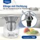 Couteau TM5 VIOKS remplacement inox SUS420 pour Thermomix
