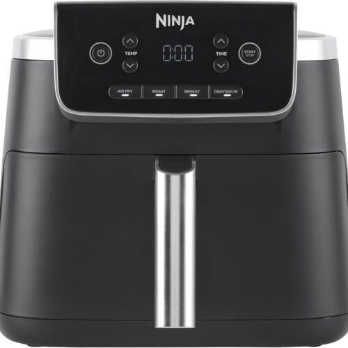 Ninja Air Fryer PRO 4.7L 1 Drawer 4-in-1 Oil Free Roast Heat Dehydrating Bake 1-2 Servings Frozen, Drawer, Nonstick Basket, 2000W, B