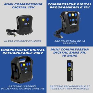 Compresseur digital programmable MICHELIN 12 V 6,9 bar