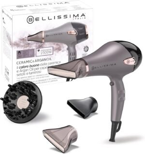Sèche-cheveux professionnel Bellissima ionique - 3 temps