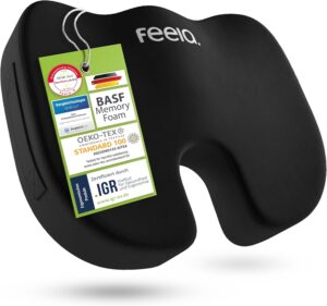 Coussin orthopédique feela 3 degrés - coccyx, bureau