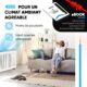 BRUSHYZ Brosse Radiateur Longue 115cm I Brosse pour Radiateur sans Rayures I Plumeau Radiateur avec Housse Flexible et Lavable I Bro